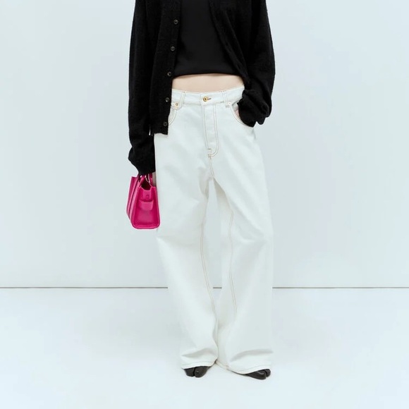 {Marc Jacobs} The Leather MINI Tote Bag #955 LIPSTICK PINK - Crossbody Bag - Picture 3 of 10